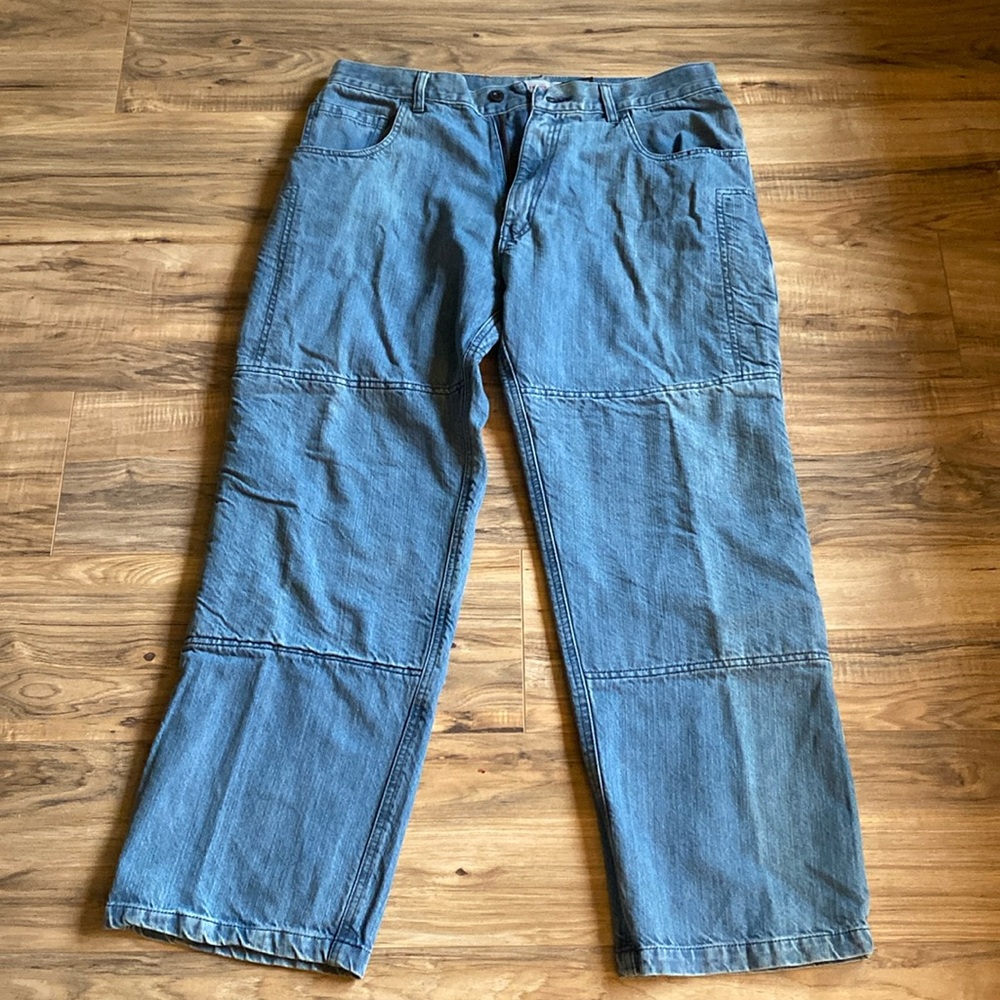 Sliders Kevlar  Motorcycle Jeans  36x30 Double Knee Reinforced Straight Fit